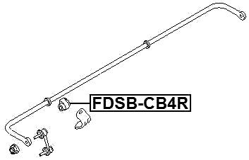 FDSB-CB4R - REAR STABILIZER BAR BUSH D18