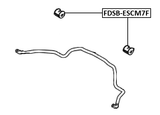 FDSB-ESCM7F - FRONT STABILIZER BAR BUSH D21