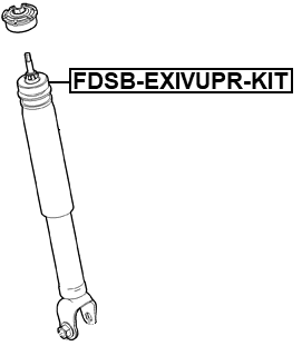 FDSB-EXIVUPR-KIT - REAR SHOCK ABSORBER BUSHING KIT