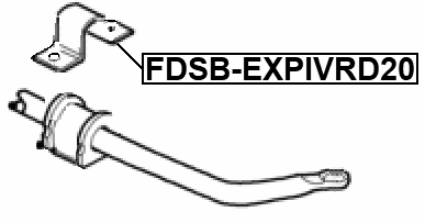 FDSB-EXPIVRD20 - REAR STABILIZER BAR BUSH D20