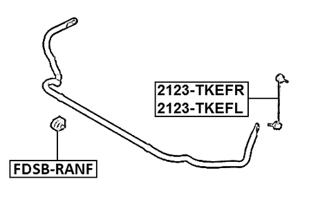 FDSB-RANF - FRONT STABILIZER BAR BUSH