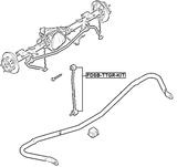 FDSB-TTGR-KIT - REAR TRASVERSE ROD BUSHING KIT
