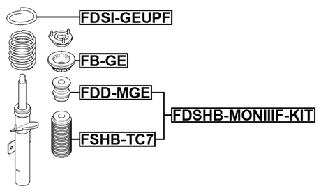 FDSI-GEUPF - FRONT SPRING UPPER SEAT