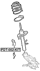FDT-002-KIT - FRONT SHOCK ABSORBER BUSHING (KIT)