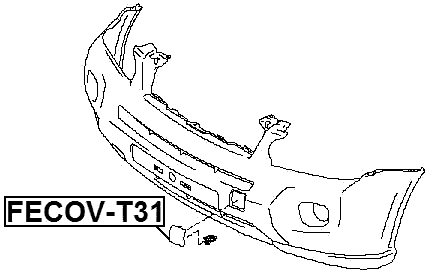 FECOV-T31 - COVER BUMPER BRACKET