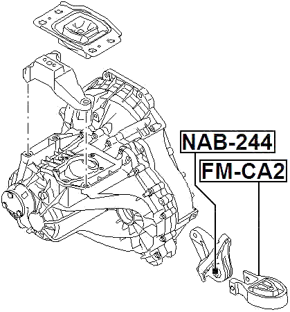 FM-CA2 - TRANSMISSION MOUNT MT