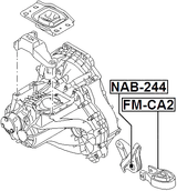 FM-CA2 - TRANSMISSION MOUNT MT