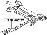 FRAME-CW5W - FRAME FRONT SUSPENSION