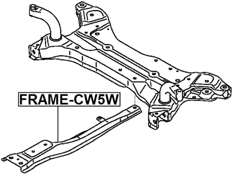 FRAME-CW5W - FRAME FRONT SUSPENSION