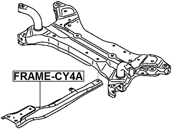 FRAME-CY4A - FRAME FRONT SUSPENSION