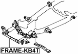 FRAME-KB4T - FRAME FRONT SUSPENSION