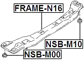 FRAME-N16 - FRAME FRONT SUSPENSION