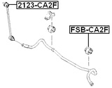FSB-CA2F - FRONT STABILIZER BAR BUSH D22