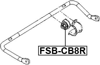 FSB-CB8R - REAR STABILIZER BAR BUSH