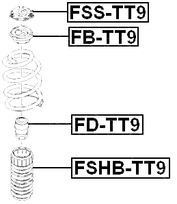 FSS-TT9 - FRONT SHOCK ABSORBER MOUNTING