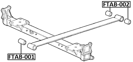 FTAB-001 - REAR LEAF SPRING BUSHING