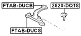 FTAB-DUCS - FRONT BUSHING, FRONT CONTROL ARM