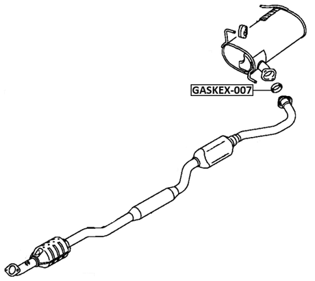 GASKEX-007 - EXHAUST PIPE SEAL