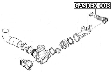 GASKEX-008 - EXHAUST PIPE SEAL