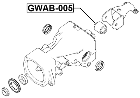 GWAB-005 - REAR DIFFERENTIAL BUSHING