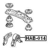 HAB-014 - REAR DIFFERENTIAL MOUNT