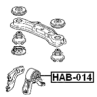 HAB-014 - REAR DIFFERENTIAL MOUNT
