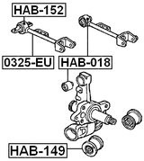 HAB-018 - REAR ARM BUSHING