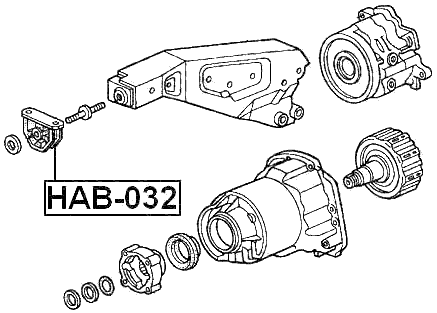 HAB-032 - DIFFERENTIAL MOUNT