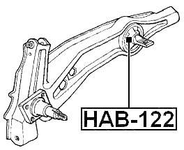 HAB-122 - REAR ARM BUSHING