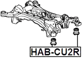 HAB-CU2R - SUBFRAME BUSHING
