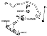 HAB-PLIIIS - FRONT BUSHING, FRONT CONTROL ARM