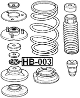 HB-003 - FRONT SHOCK ABSORBER BEARING