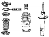 HB-RWF - FRONT SHOCK ABSORBER BEARING