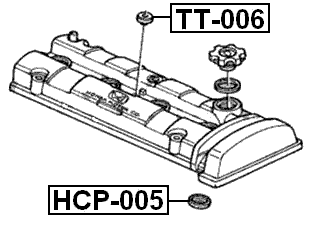 HCP-005 - SEAL RING, SPARK PLUG TUBE