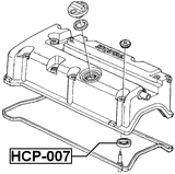 HCP-007 - SEAL RING, SPARK PLUG TUBE