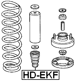 HD-EKF - FRONT SHOCK ABSORBER JOUNCE BUMPER