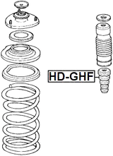 HD-GHF - FRONT SHOCK ABSORBER JOUNCE BUMPER