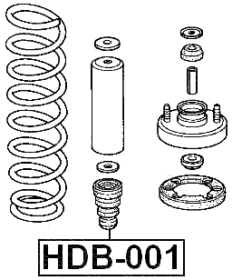 HDB-001 - FRONT SHOCK ABSORBER JOUNCE BUMPER