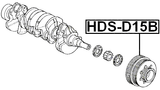 HDS-D15B - CRANKSHAFT PULLEY D13B/D15B/ZC