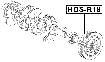 HDS-R18 - CRANKSHAFT PULLEY