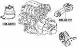 HM-GERH - RIGHT ENGINE MOUNT (HYDRO)