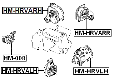HM-HRVALH - FRONT LEFT ENGINE MOUNT AT