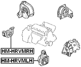 HM-HRVMRH - FRONT RIGHT ENGINE MOUNT MT