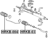 HRKB-004 - STEERING RACK BOOT RIGHT