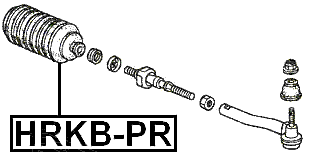 HRKB-PR - STEERING RACK BOOT LEFT