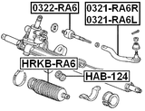 HRKB-RA6 - STEERING GEAR BOOT