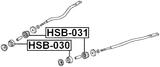 HSB-031 - FRONT RADIUS ROD BUSHING