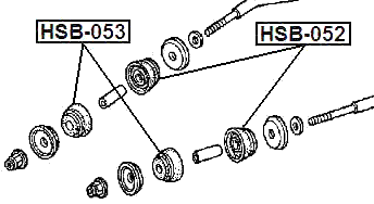 HSB-053 - FRONT RADIUS ROD BUSHING