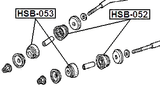 HSB-053 - FRONT RADIUS ROD BUSHING