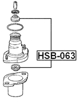 HSB-063 - REAR SHOCK ABSORBER BUSHING